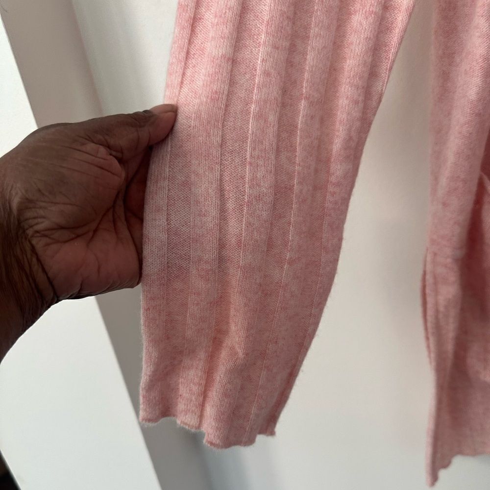 ANTHROPOLOGIE PILCRO Mafalda Cashmere Pink Sweater M - Picture 4 of 9
